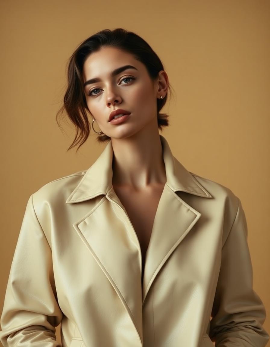 Buttercream Leather Shacket