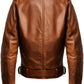 Men Vintage Brown Biker Leather Jacket - Vintage Brown Jacket