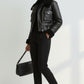 Emily Leather Black Jacket - Women Leather Jacket Black