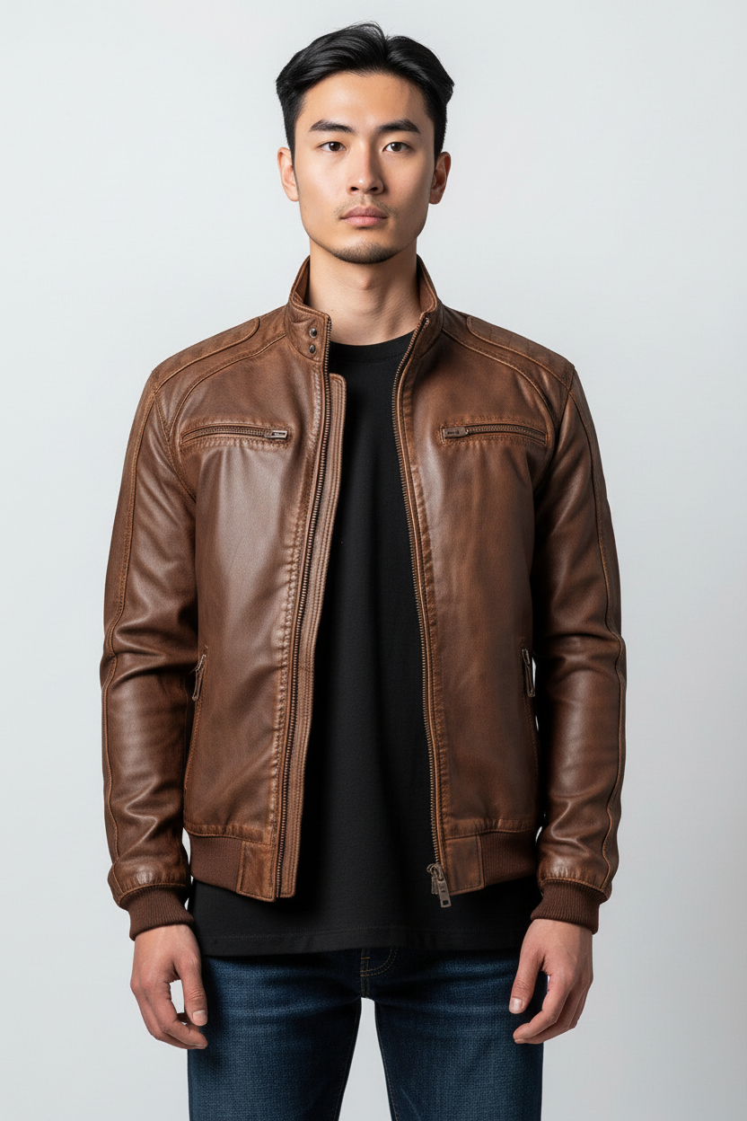 Cropped Brown Jacket Image