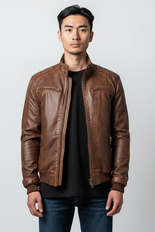 Cropped Brown Jacket Image