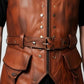 Vintage Brown Leather Vest